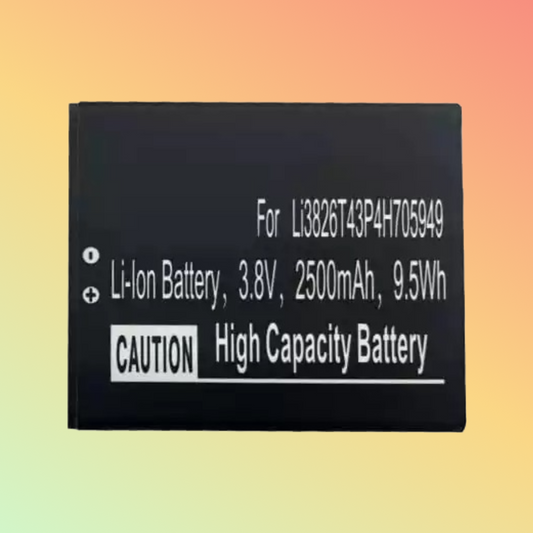 Batterea 3.8V 2500mAh battery replacement for ZTE BA530 replaces Li3826T43P4H705949 Li-ion
