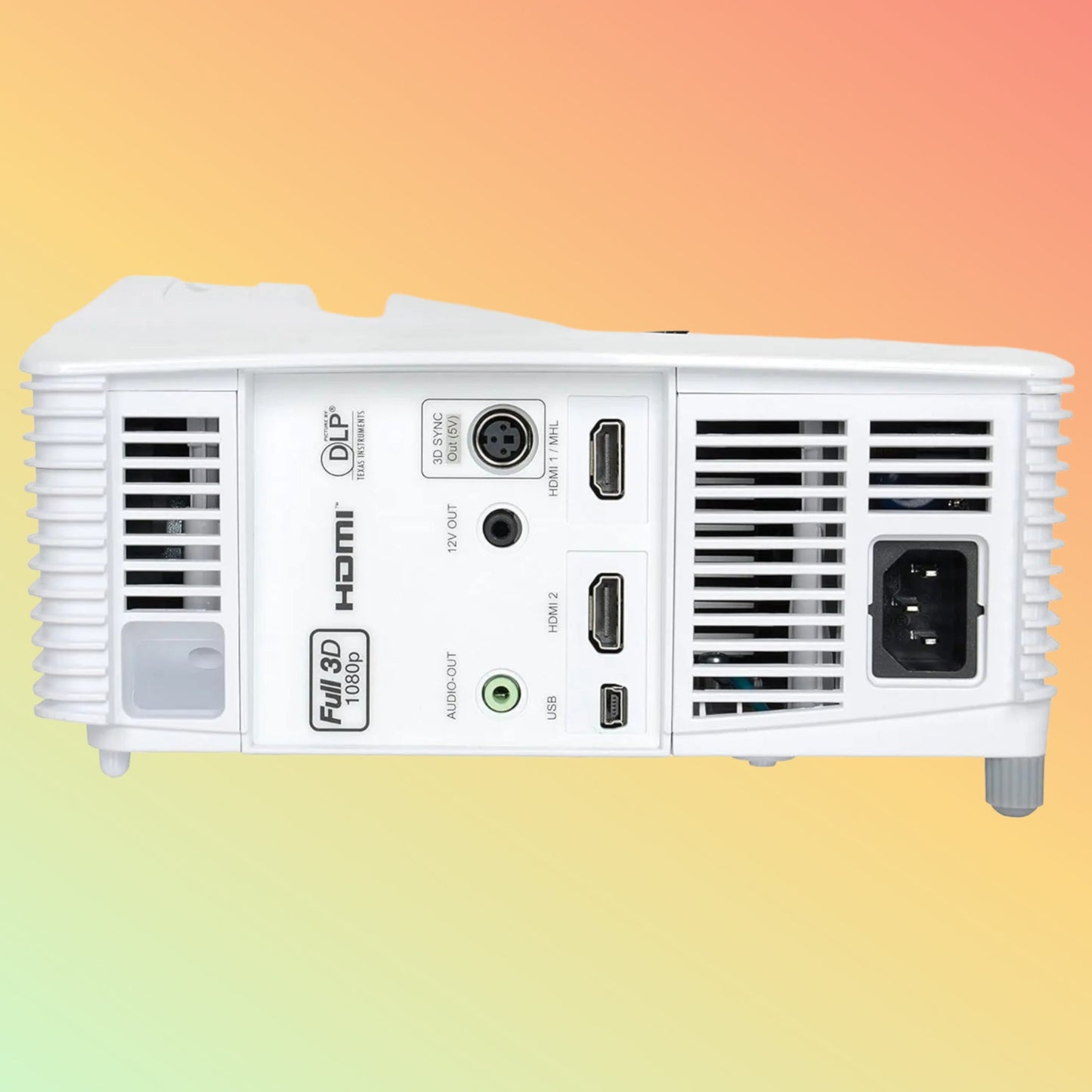جهاز عرض Optoma GT1080E - نسبة العرض إلى الارتفاع 16:9، دقة أصلية (1920 × 1080)، سطوع 3000 لومن ANSI