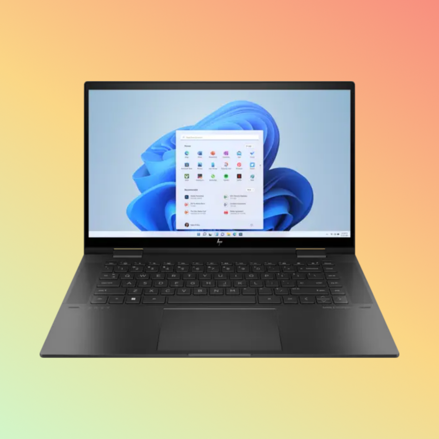 HP Envy 15-EY1077 लैपटॉप - AMD Ryzen™ 5 7530U, 12GB, 256GB SSD, 15.6" FHD टच X360