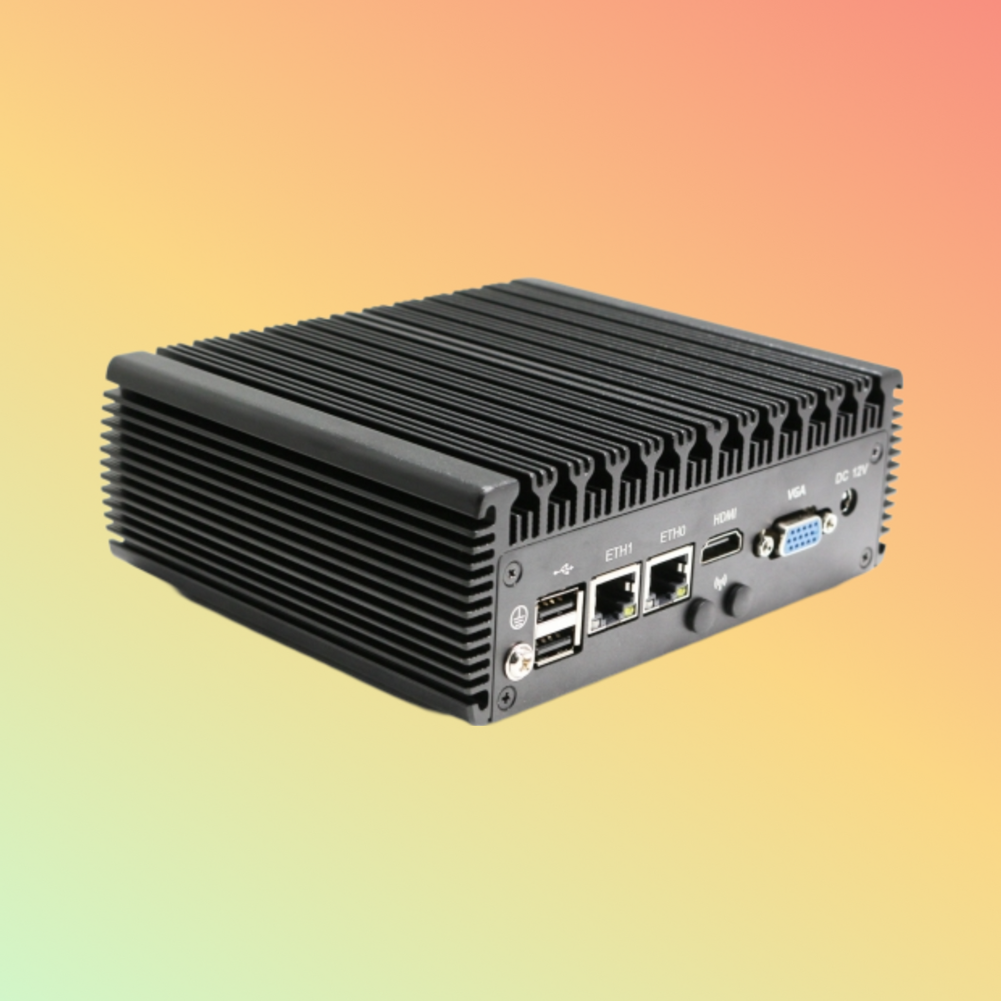 Matsuda POS Fanless Design Desktop Firewall Mini PC