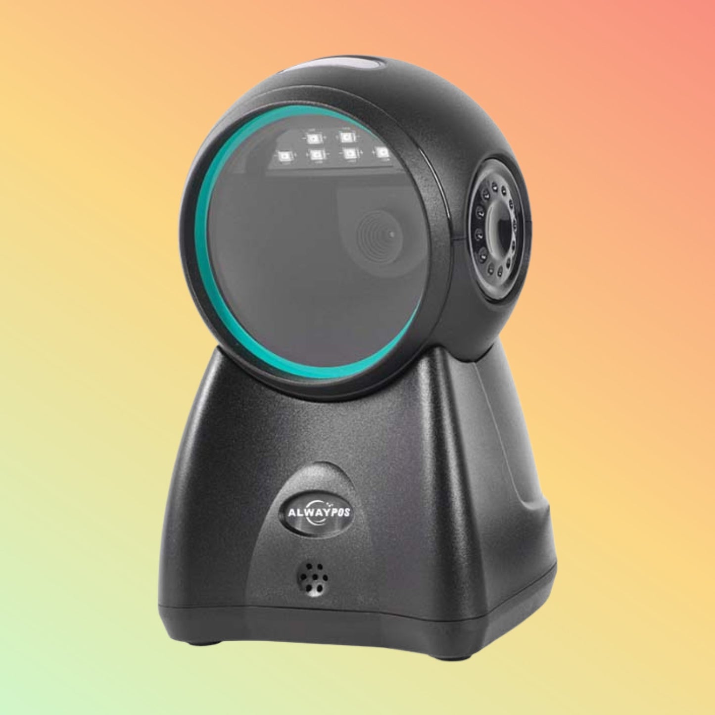 ALWAYPOS Hands-Free Scanner with Built-in Speaker, Plug & Play