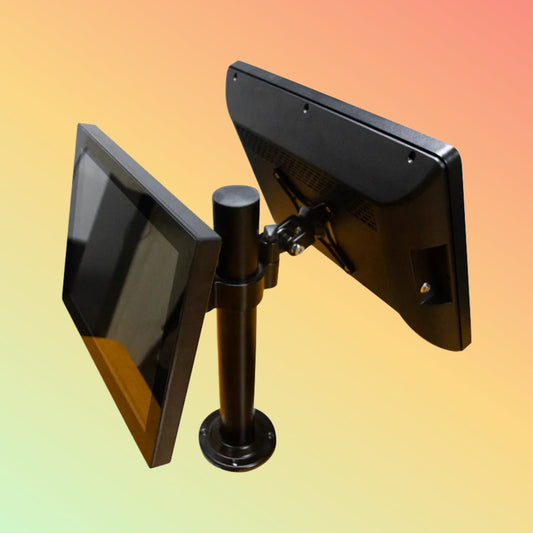 CARAVPOS Dual Screen All-in-One POS Touch Monitor Stand