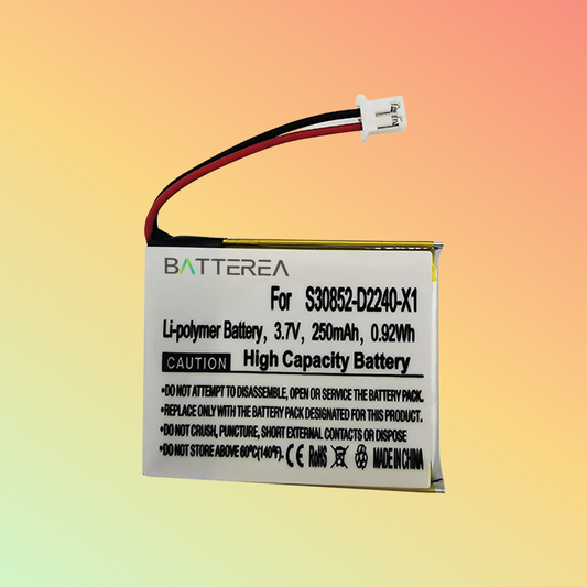 Batterea replacement battery for Siemens Gigaset L410 replaces S30852-D2240-X1 Li-ion 3.7V 250mAh