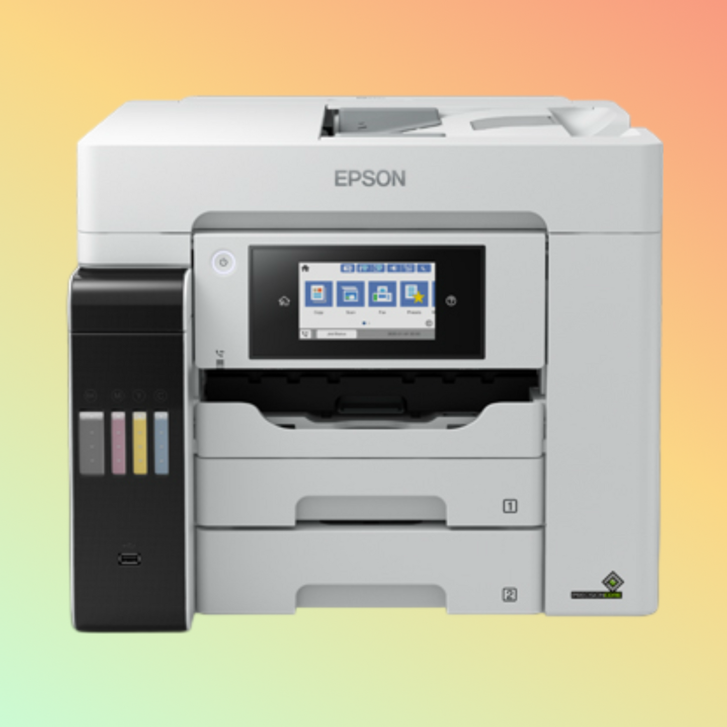 طابعة EcoTank L6580 المكتبية متعددة الوظائف بتقنية Wi-Fi Duplex ADF InkTank مع دعم PCL