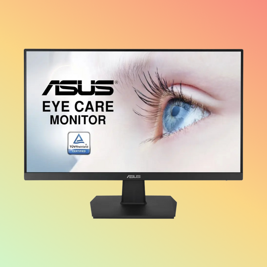 شاشة ASUS VA24EHE - 23.8 بوصة FHD (1920 × 1080)، IPS، HDMI، DP، VGA، 250 شمعة، 75 هرتز