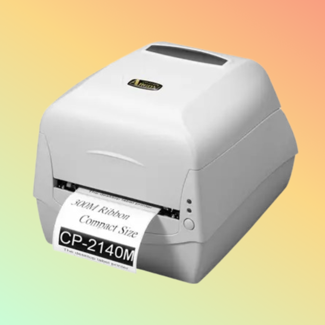 Argox CP-2140 Desktop Barcode Printer in Operation
