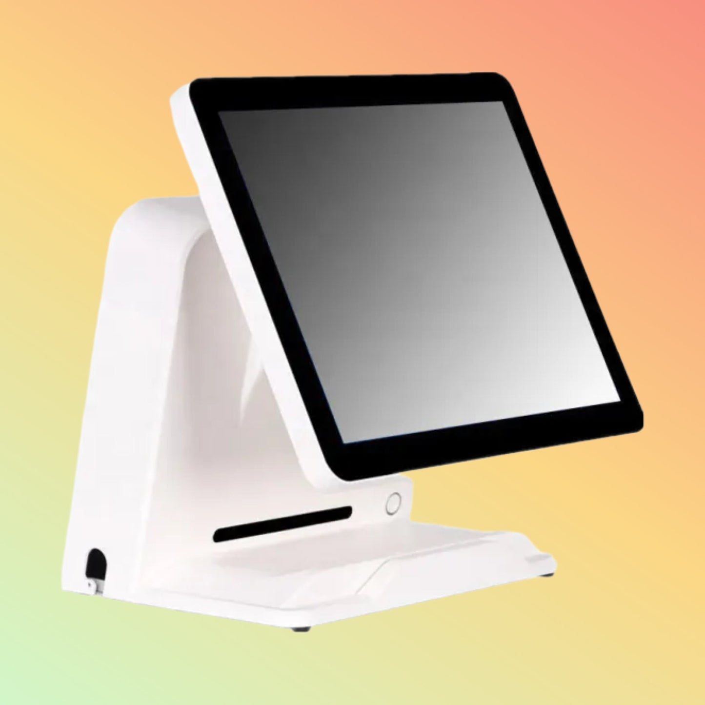 NEOPOS® Aluminium Single Screen Touch POS System White Capacitive | NEOTECH® UAE