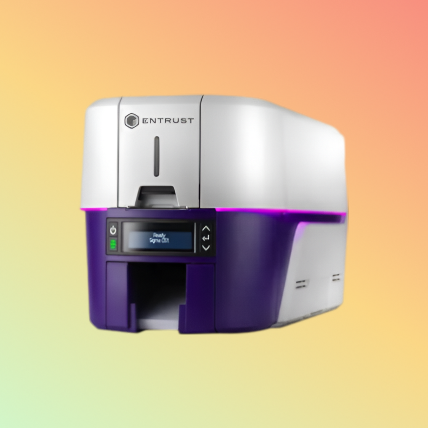 طابعة Entrust Sigma DS2 المباشرة إلى البطاقة