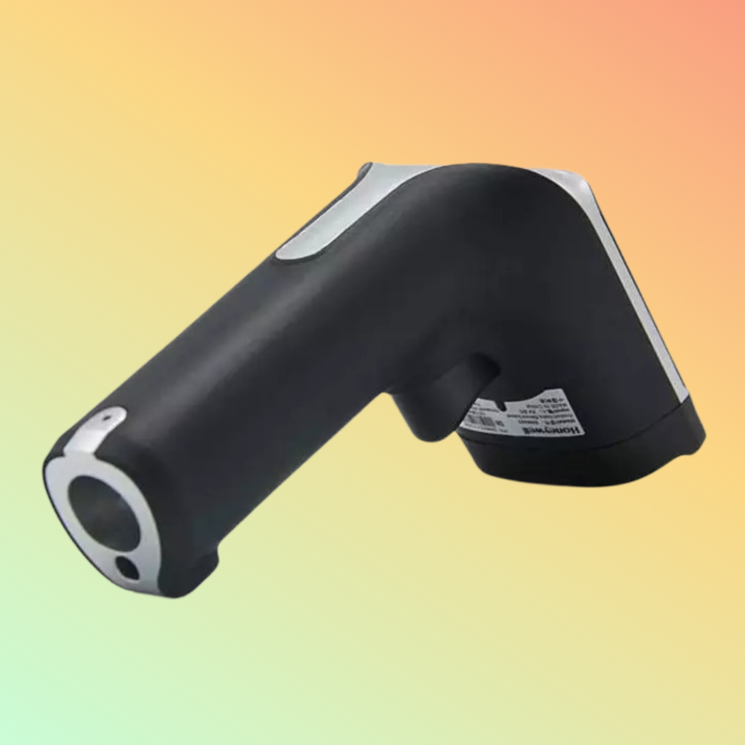  Wireless Connectivity Range: "Honeywell OH4502 barcode scanner with 2.4GHz wireless capability, 120m range.