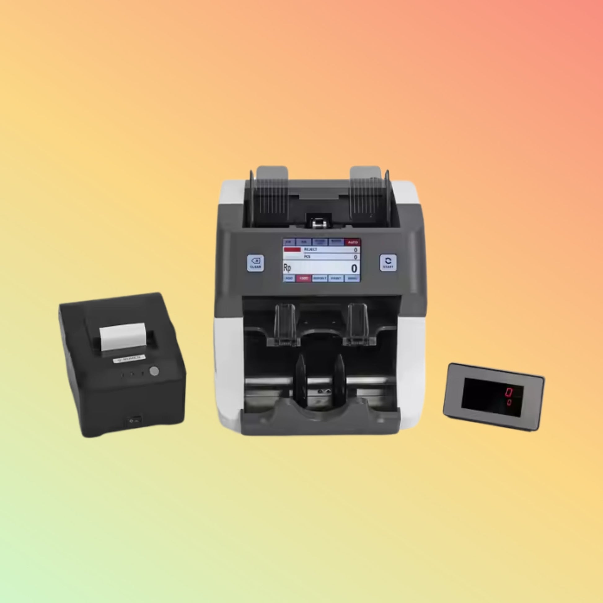 Portable Two - Pocket Professional Bill Sorter Machine – Top Loading Banknote Counter - NEOTECH