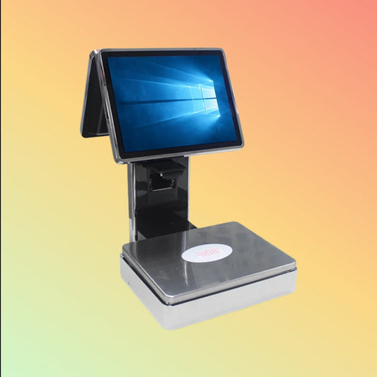 POS - S001 Windows System All - In - One Touch screen POS Scale With Theraml Printer - NEOTECH