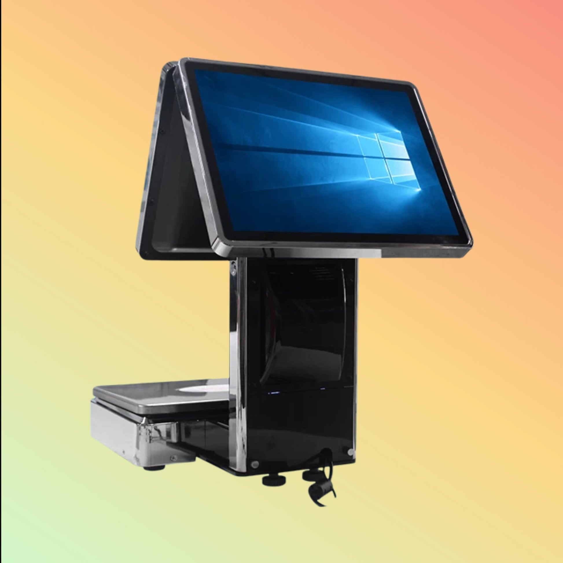 POS - S001 Windows System All - In - One Touch screen POS Scale With Theraml Printer - NEOTECH