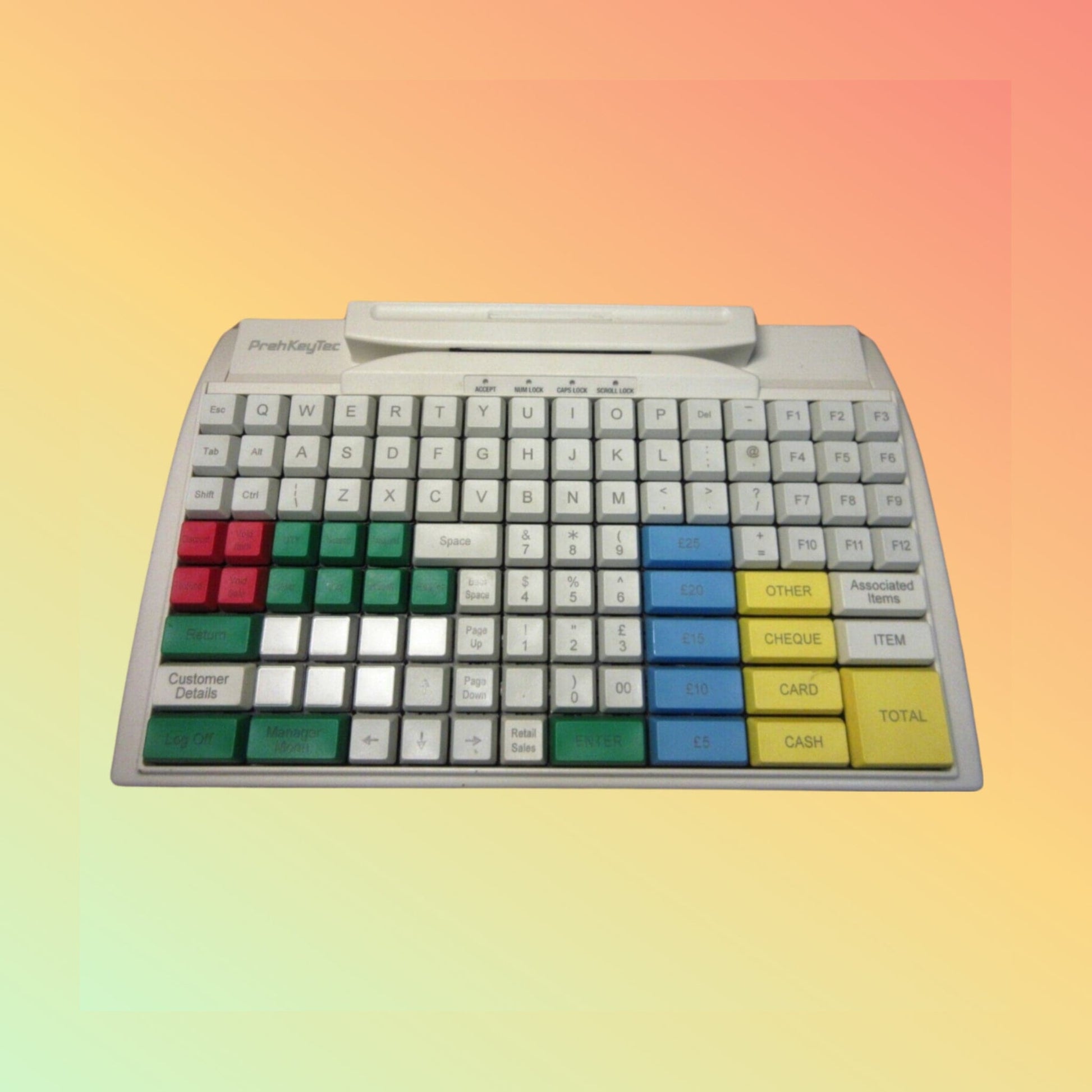PrehkeyTec MC128 Programmable POS Keyboard - NEOTECH