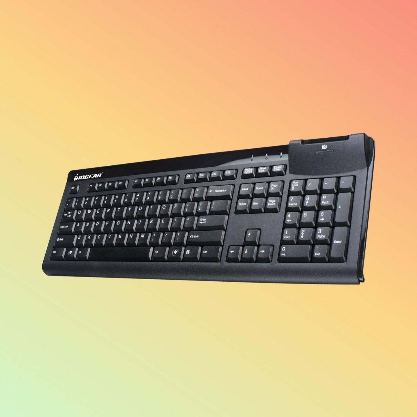 "Epos K104Keys-SCR keyboard showcasing versatile compatibility"