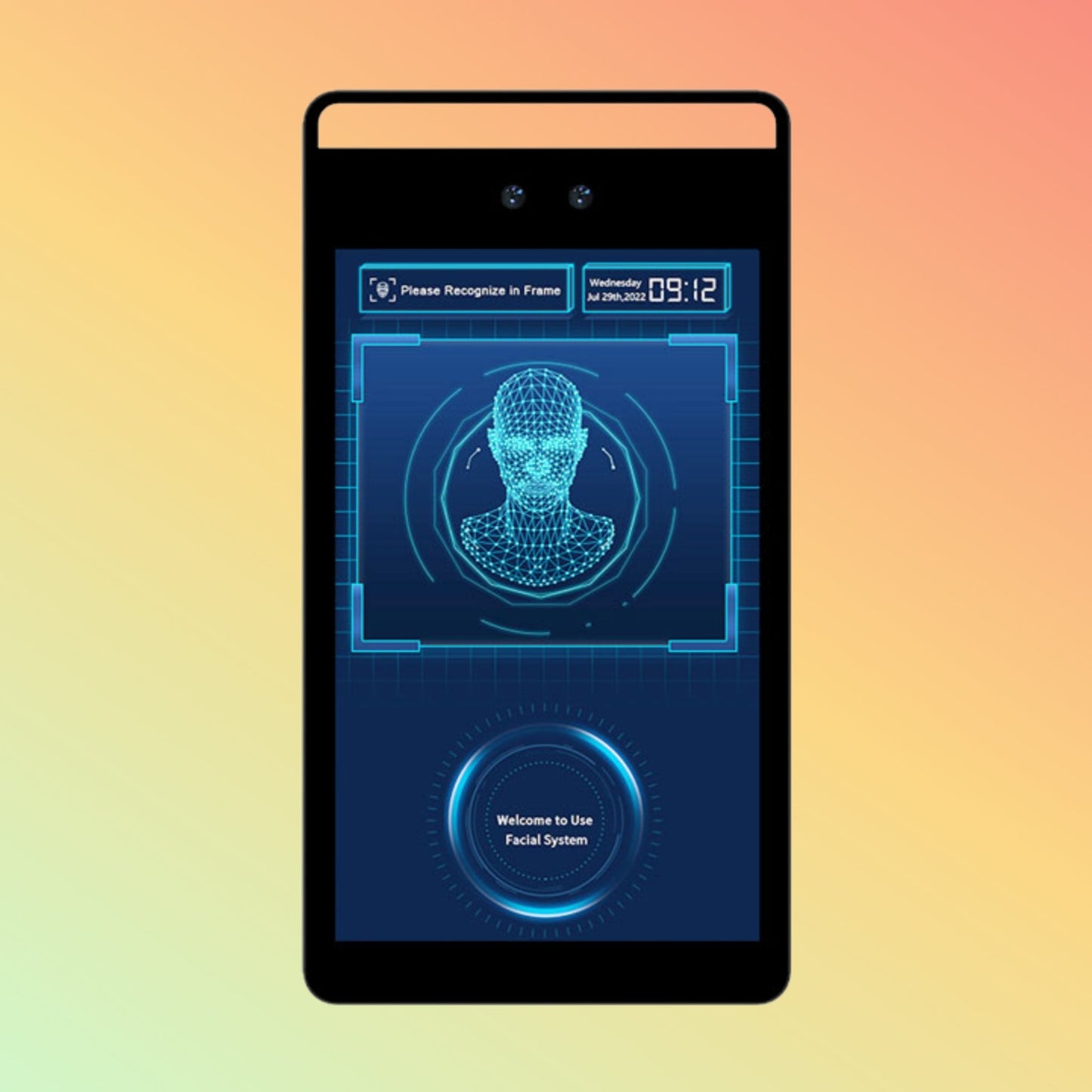 Rakinda F6 Face Recognition Remote Temperature Measurement Terminal - NEOTECH
