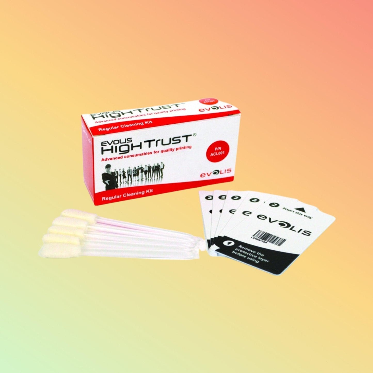 Ribbon Cartridge - Evolis ACL001 Cleaning Kit - NEOTECH