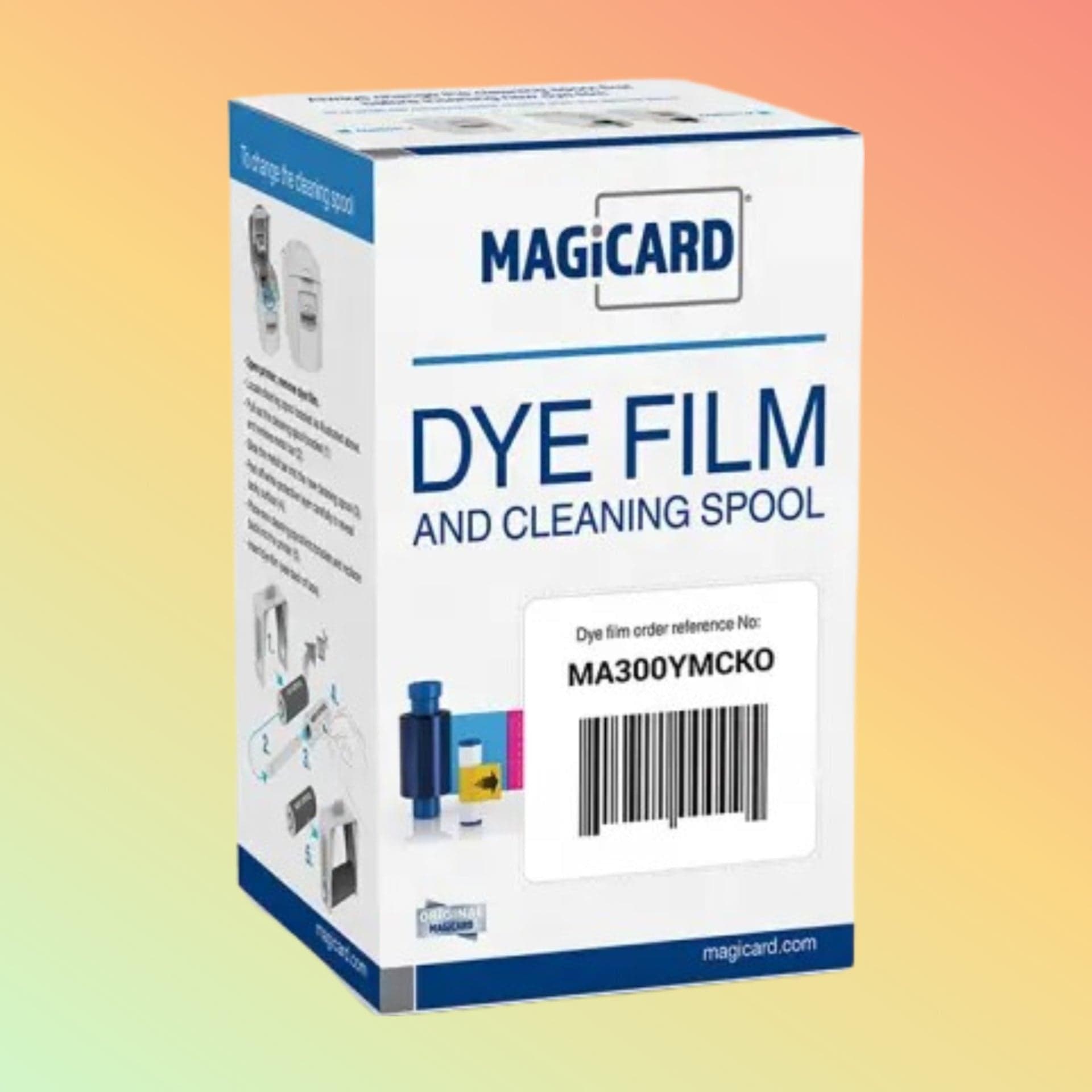Magicard Dye Film YMCKO SW300 - 300 Full-Color Prints