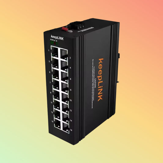 Rj45 Port Network Switches 8 Port Switch Ethernet 100mbps Industrial Unmanaged Switch Without Poe With Din Rail - NEOTECH