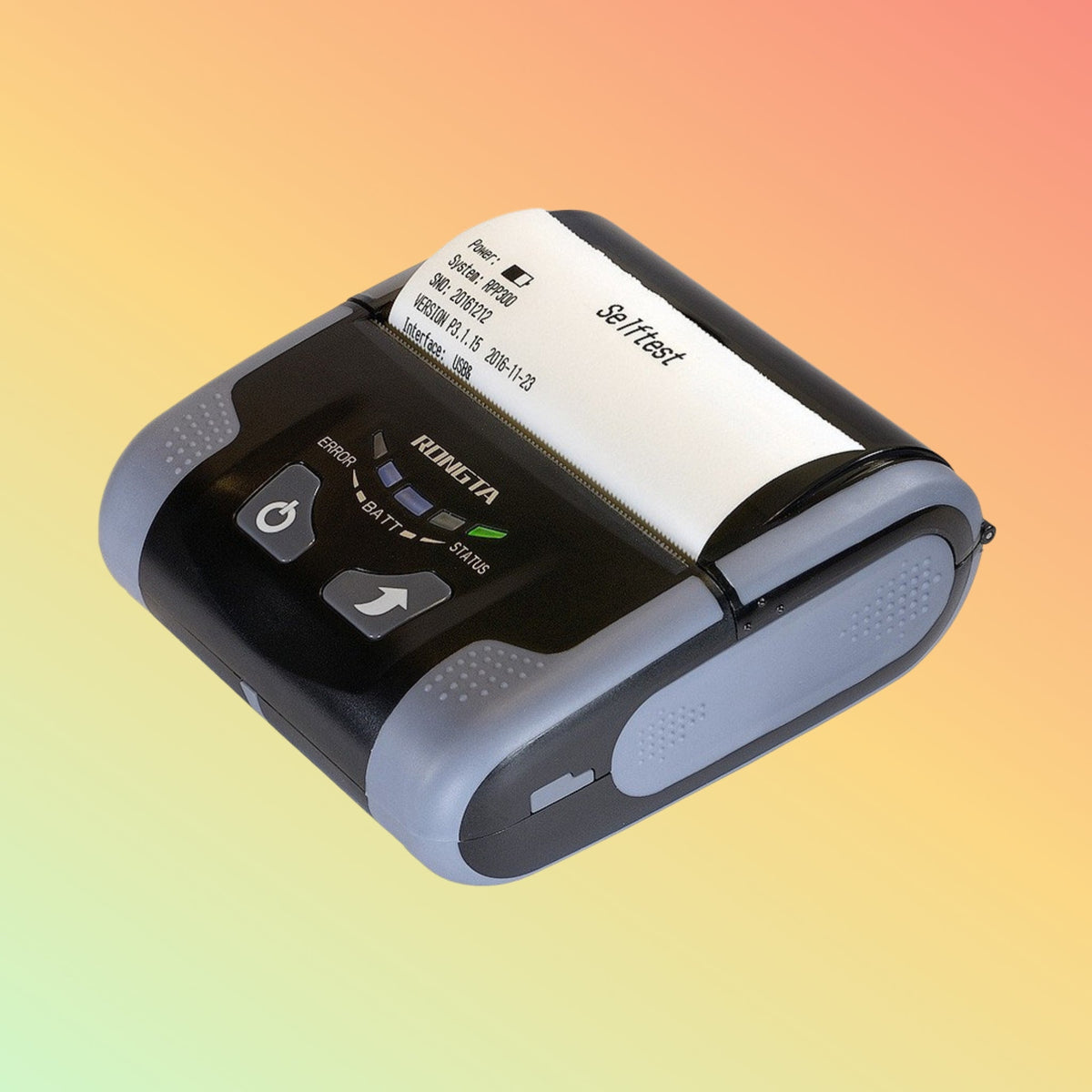 Impresora Térmica Portátil Rongta RPP300 - 80 Mm, Bluetooth, Batería Recargable, Para IOS Y Android