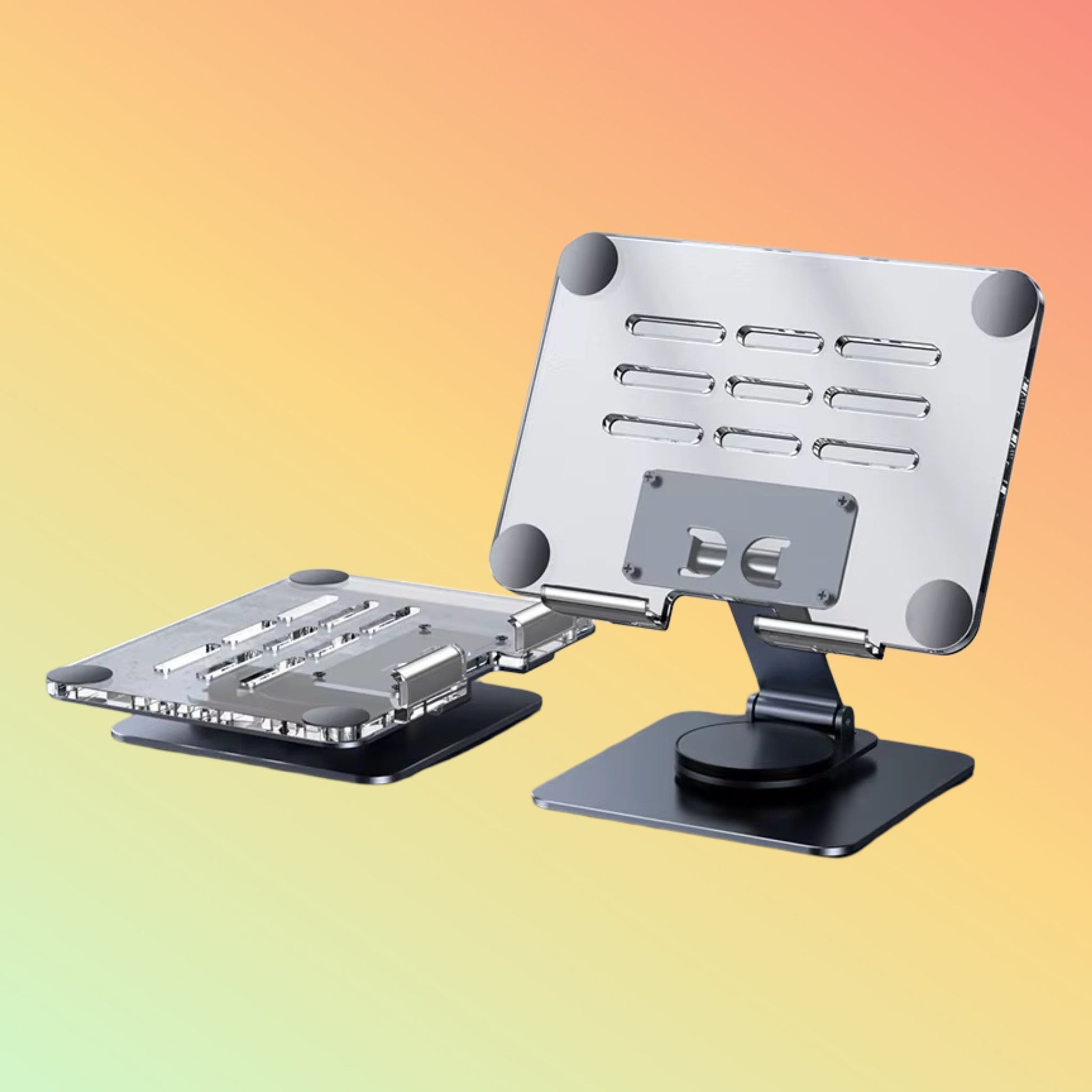 Rotatable Tablet Stand Holder – Metal Base - NEOTECH
