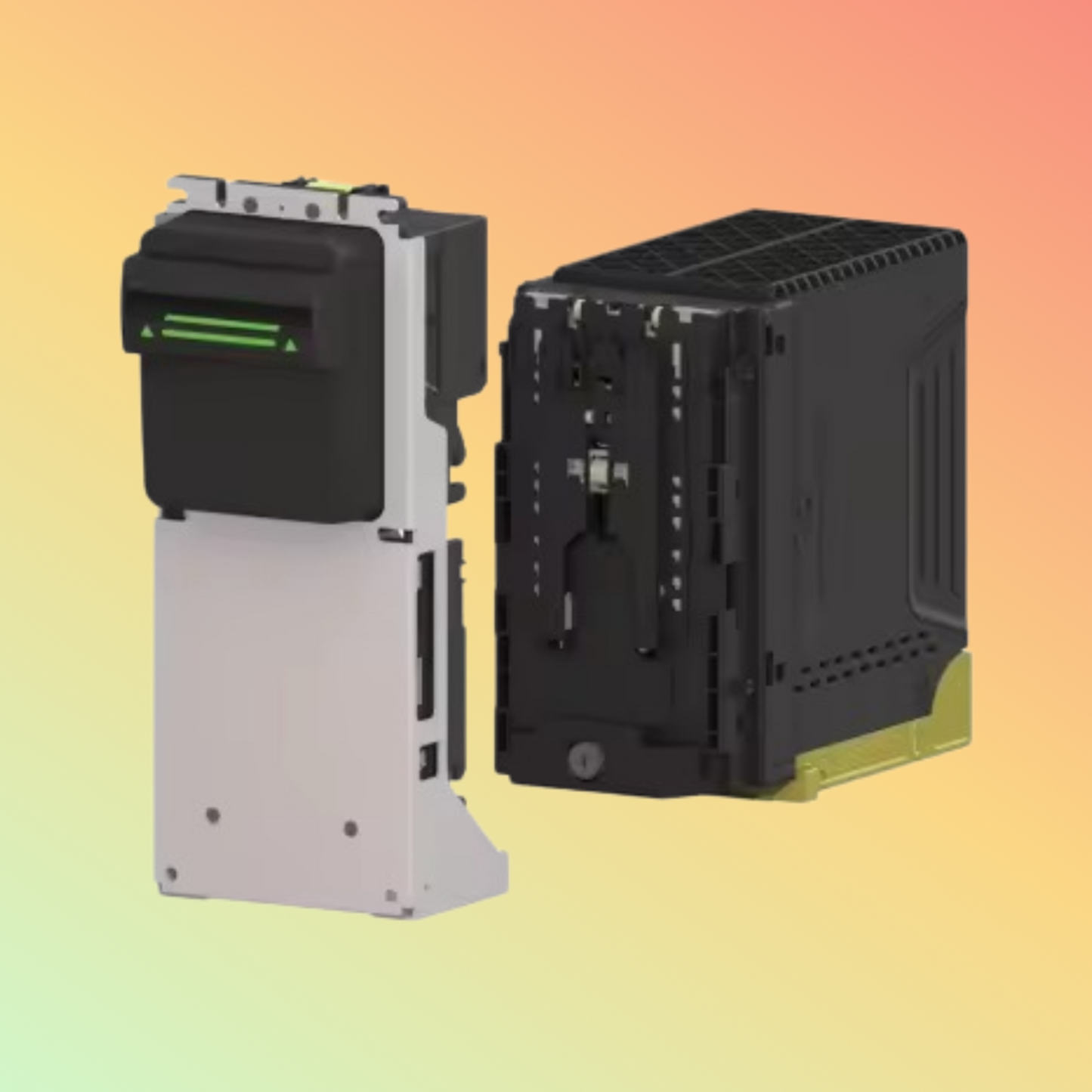 RS900 RV900 R900 Bill Acceptor side angle – compact validator for kiosks UAE