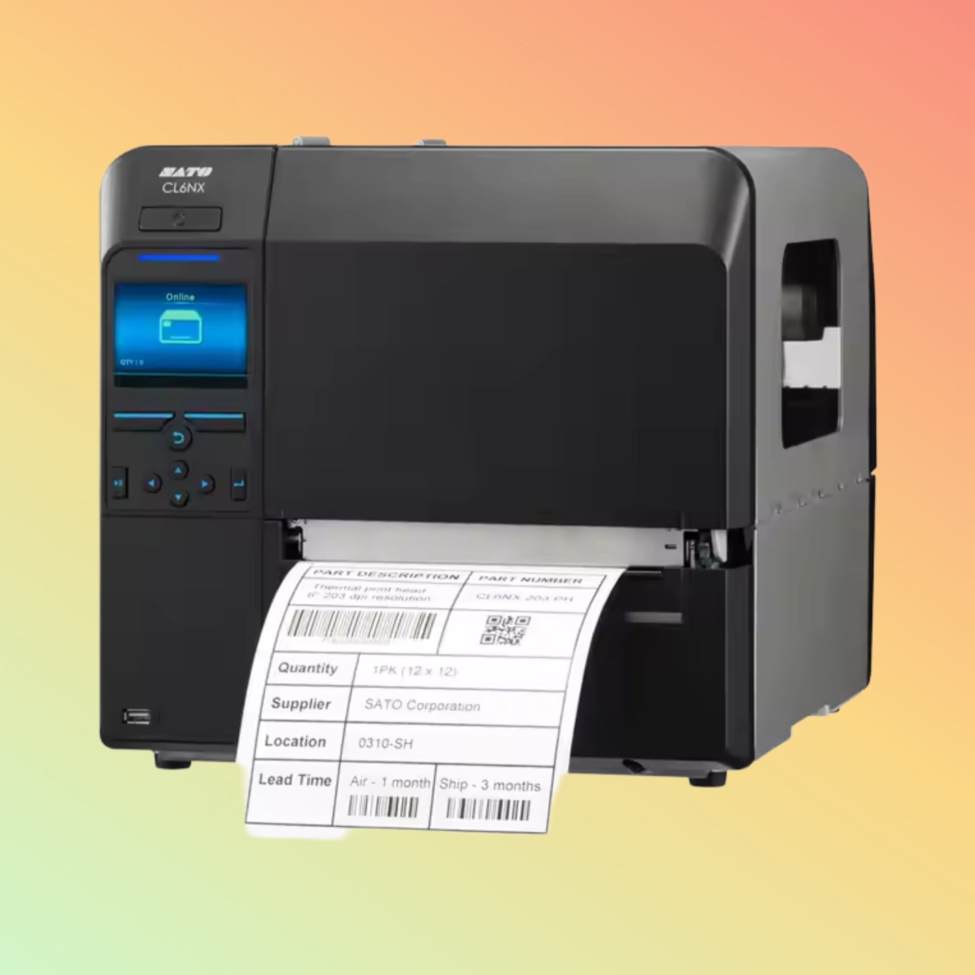 SATO CL6NX Is a 6 - inch Industrial Thermal Label Printer - NEOTECH
