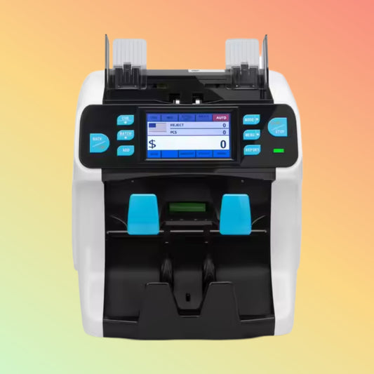 Sh - 208c New Portable Custom Currency Money Counter With Fake Note Detector - NEOTECH