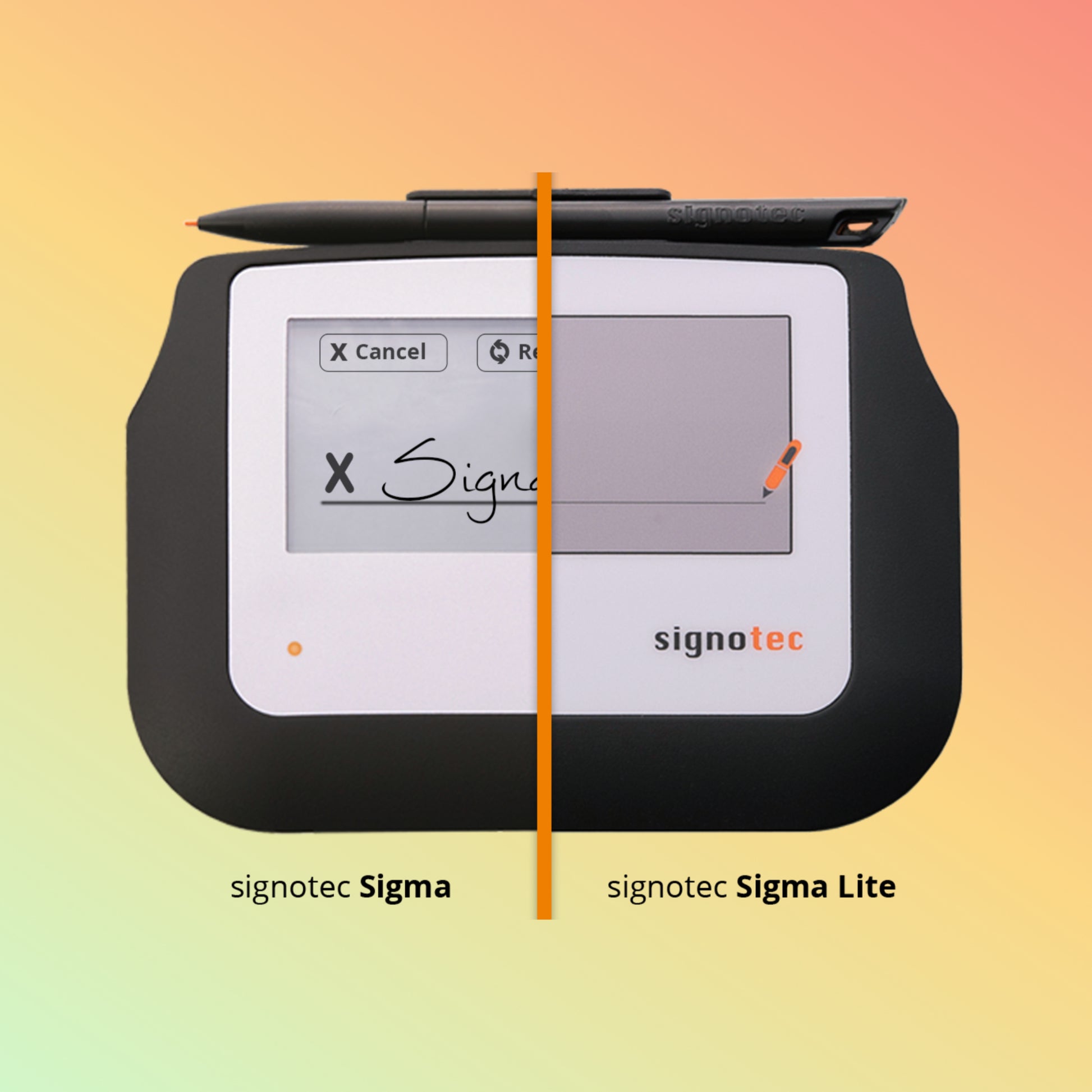 signotec Sigma LITE battery-free pen 1024 pressure levels UAE