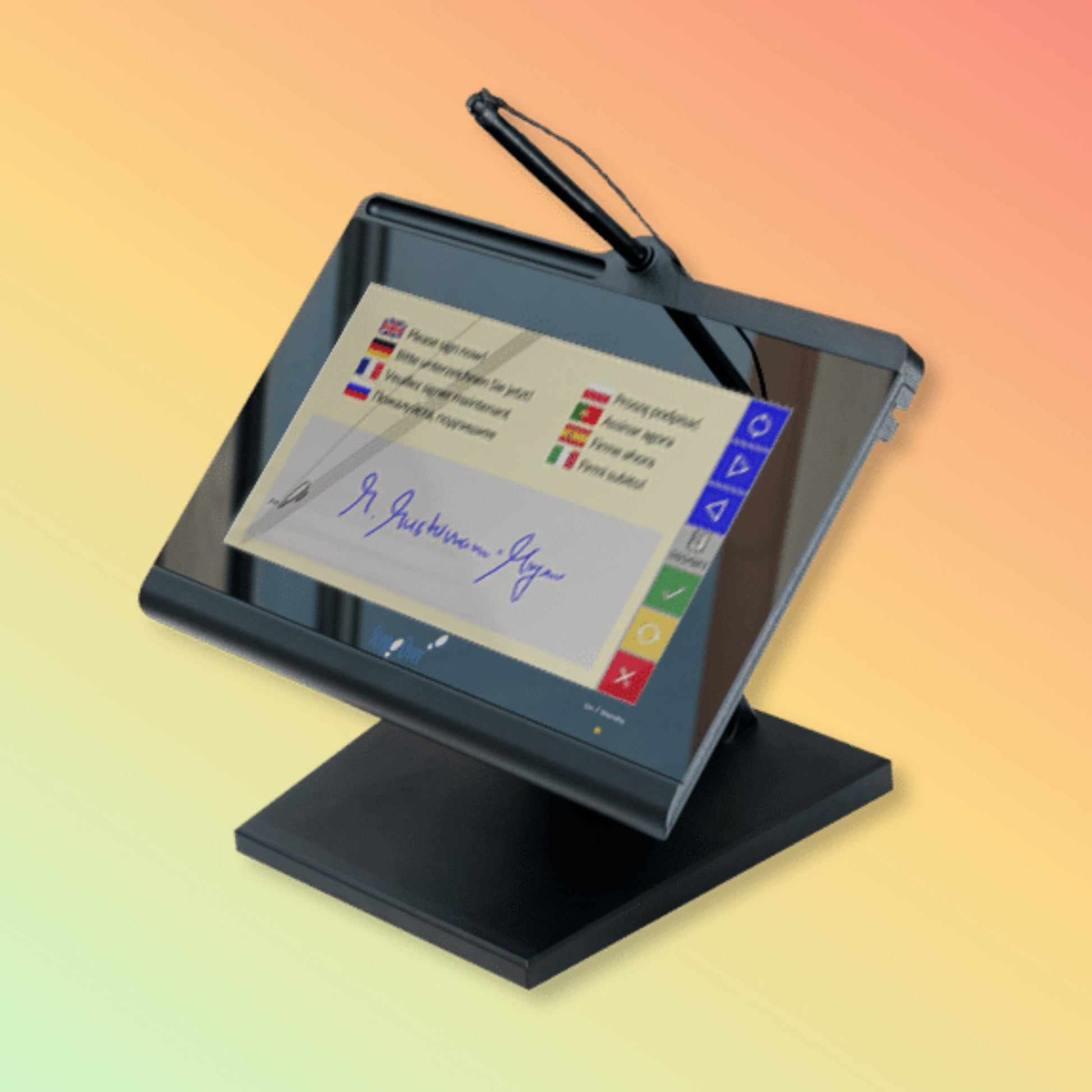 StepOver 10" Signature Pad – Color Screen, Document View, Durable - NEOTECH