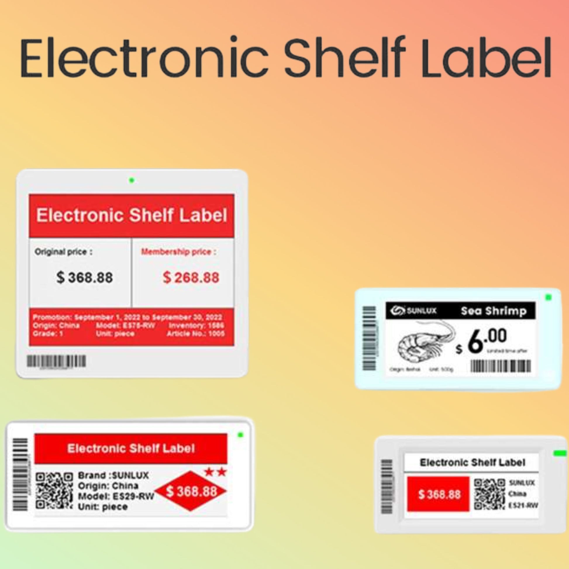 SUNMI Electronic Shelf Labels (ESL) - NEOTECH