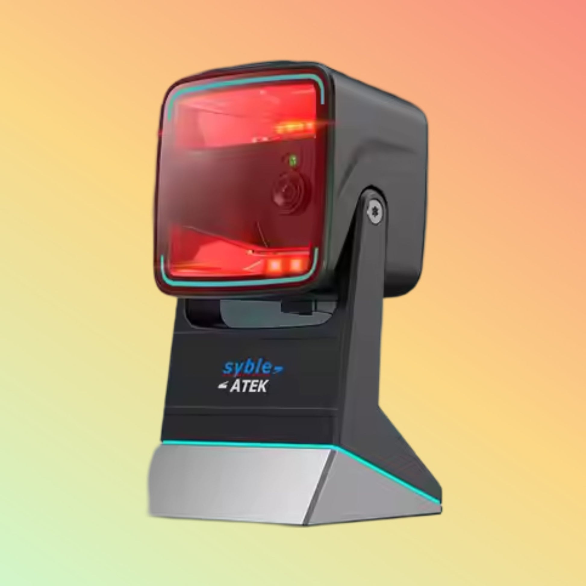 Syble AK - 9100 2D QR Table Top Handsfree Desktop Barcode Scanner - NEOTECH