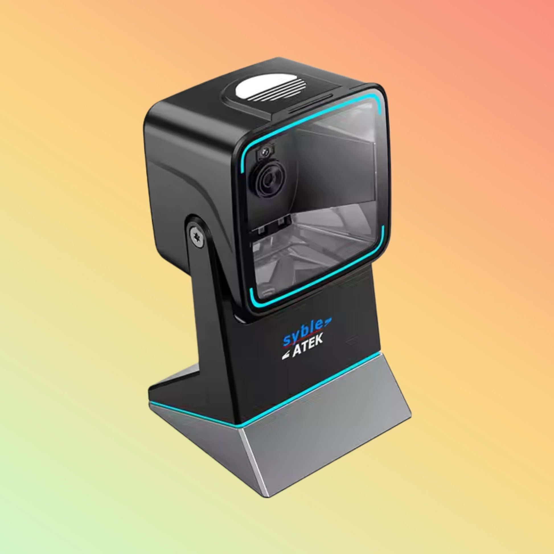 Syble AK - 9100 2D QR Table Top Handsfree Desktop Barcode Scanner - NEOTECH
