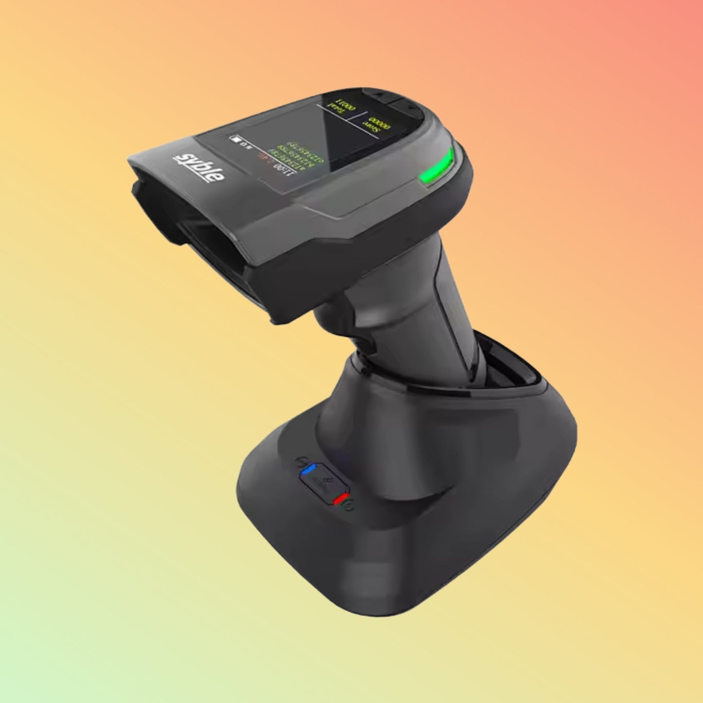 Syble XB - D68T 2D Industrial Wireless Barcode Scanner with Display Screen - NEOTECH