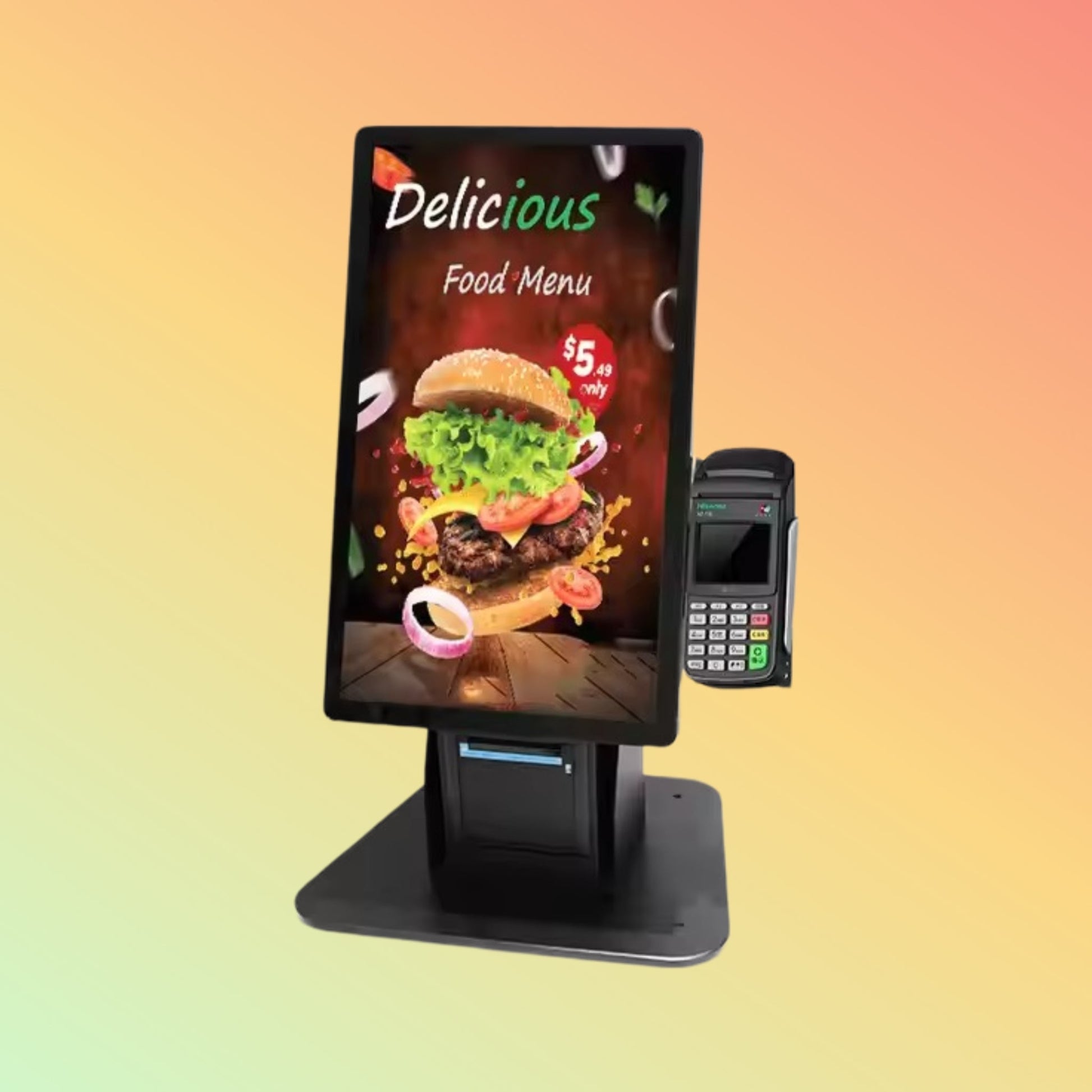 Taiyun 21.5 Inch Android Restaurant Lcd Touch Screen Monitor 4k Self Ordering Payment Kiosk - NEOTECH