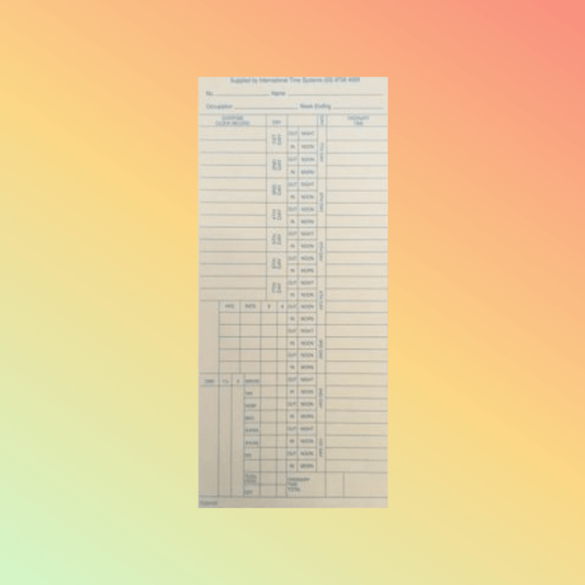 TC2X107 Time Cards - NEOTECH
