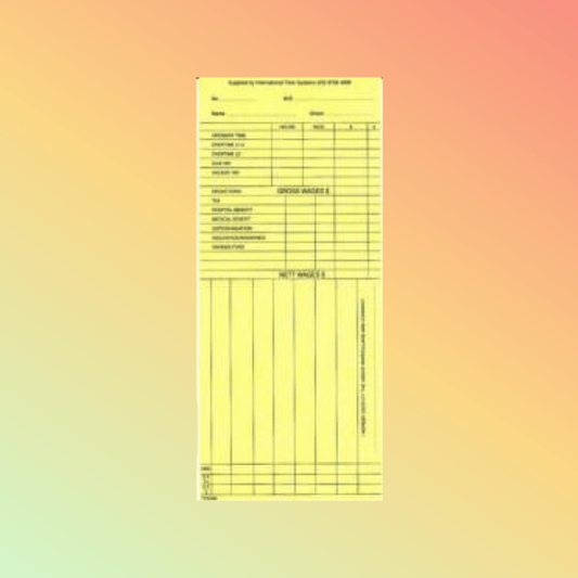 TC2X90 Time Cards - NEOTECH