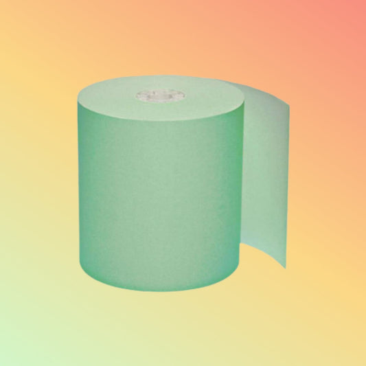 Terminal Depot 3 1/8" x 230' Green Thermal Paper Rolls - NEOTECH