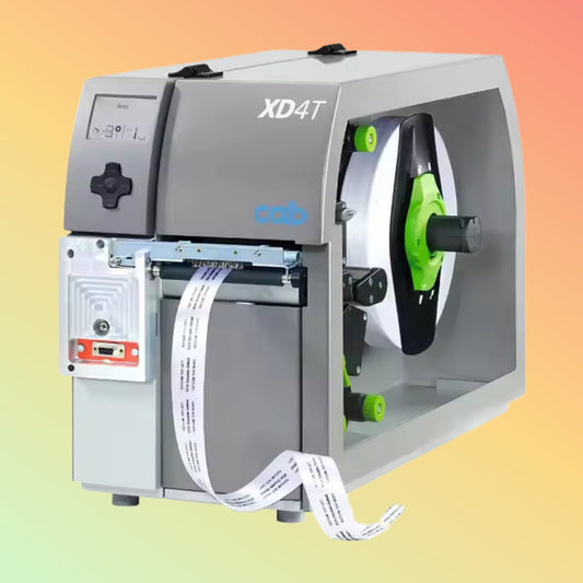 Textile Label Special Barcode Printer CAB XD4T Color Care Label Printer - NEOTECH