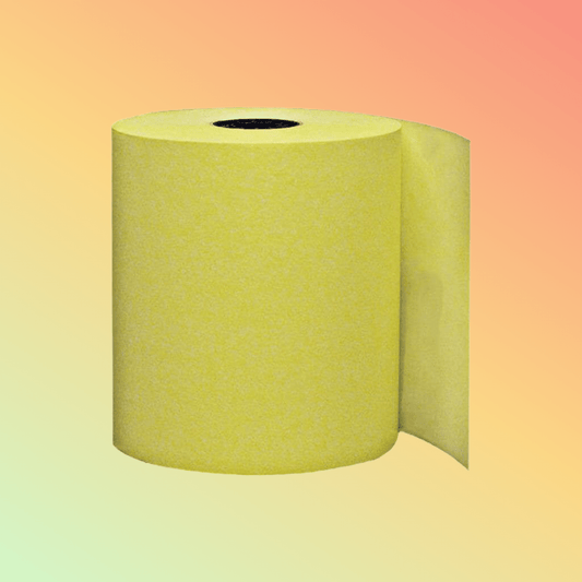 Thermal Deport 3 1/8" x 230' Canary Thermal Paper Rolls - NEOTECH