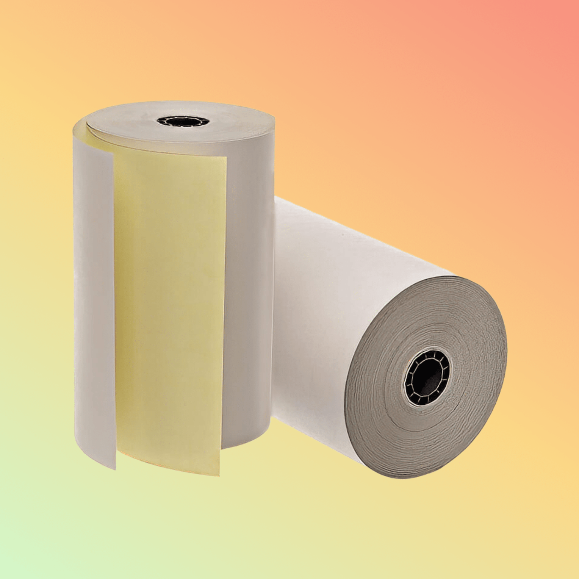 Thermal Deport 4.5" x 90' 2 Ply Carbonless Paper Rolls - NEOTECH