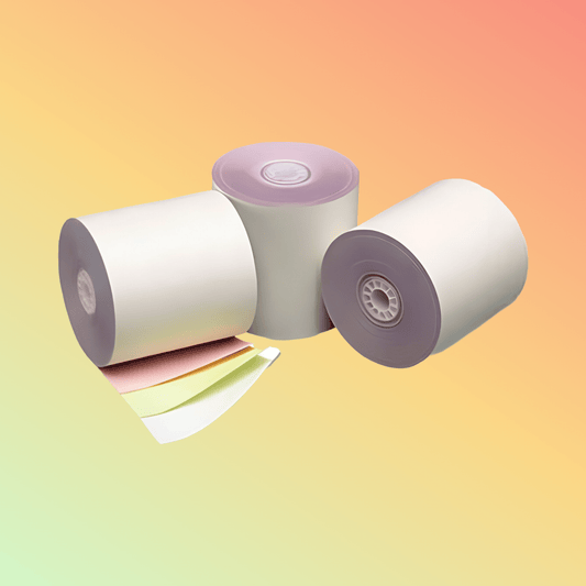 Thermal depot 3" x 70' Carbonless Paper Rolls (3 Ply) - NEOTECH