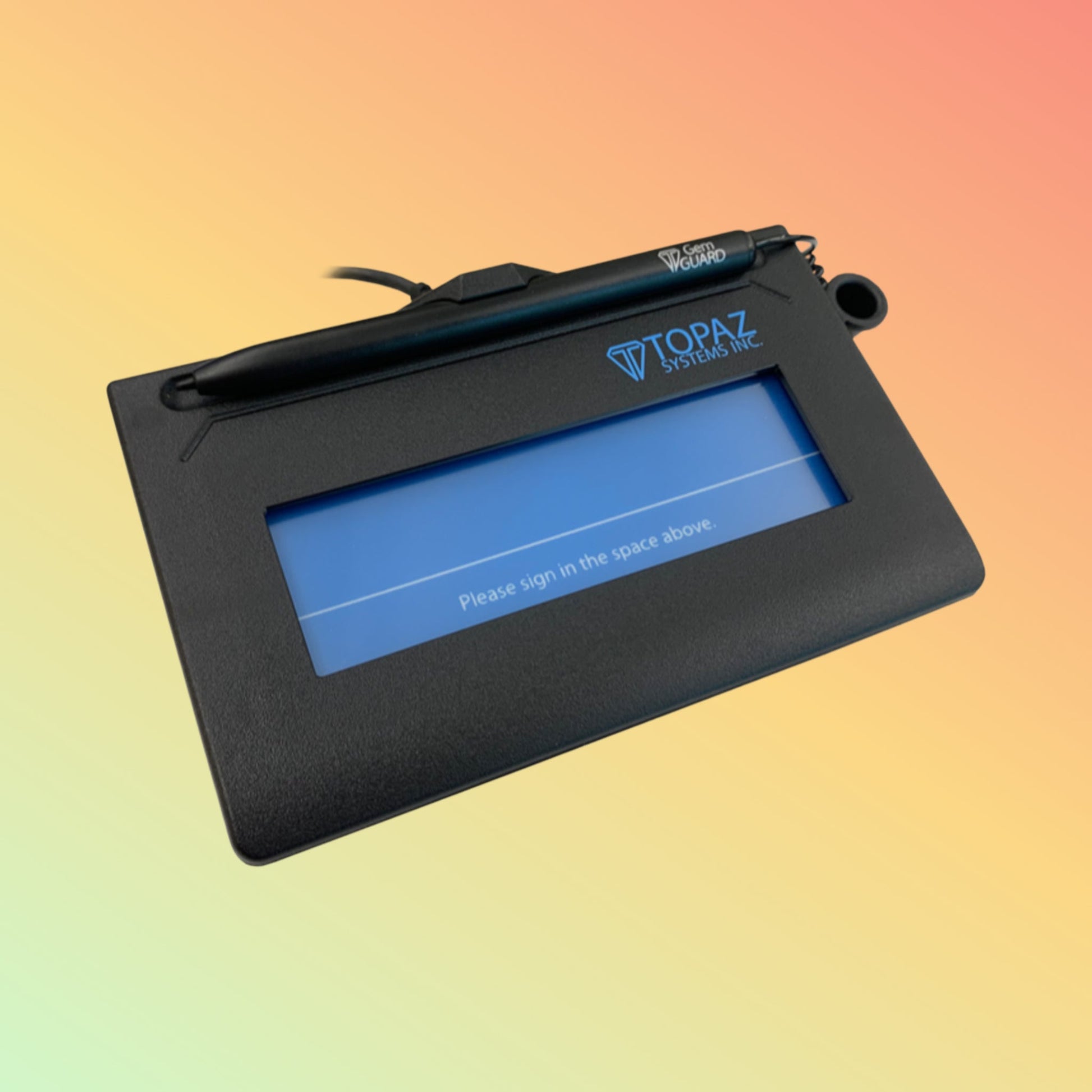 Topaz SignatureGem T - S751 – Serial RS232 Electronic Signature Pad - NEOTECH
