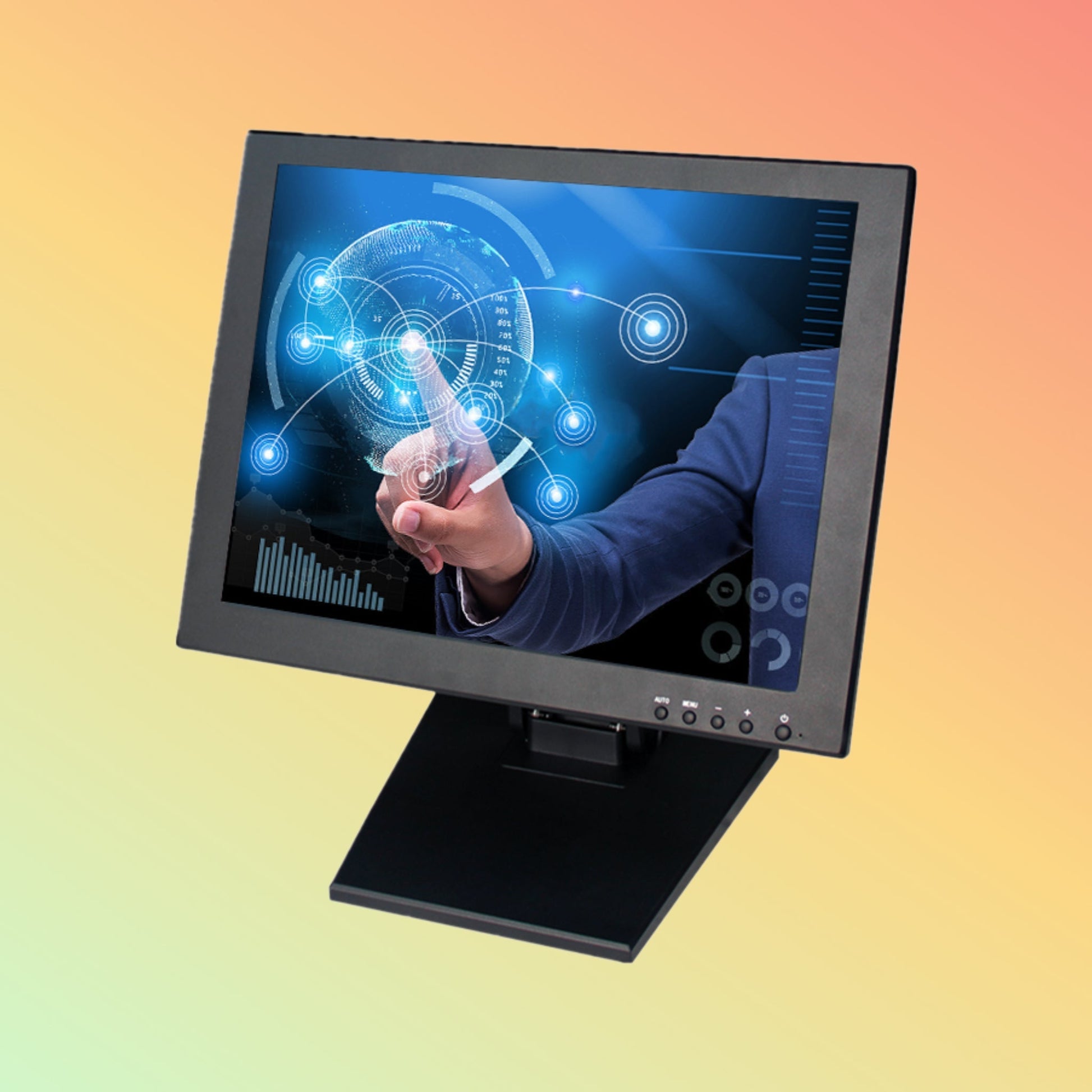 TOTALPOS H - TM1502 15 inch POS Capacitive LCD Touch Screen Monitor - NEOTECH