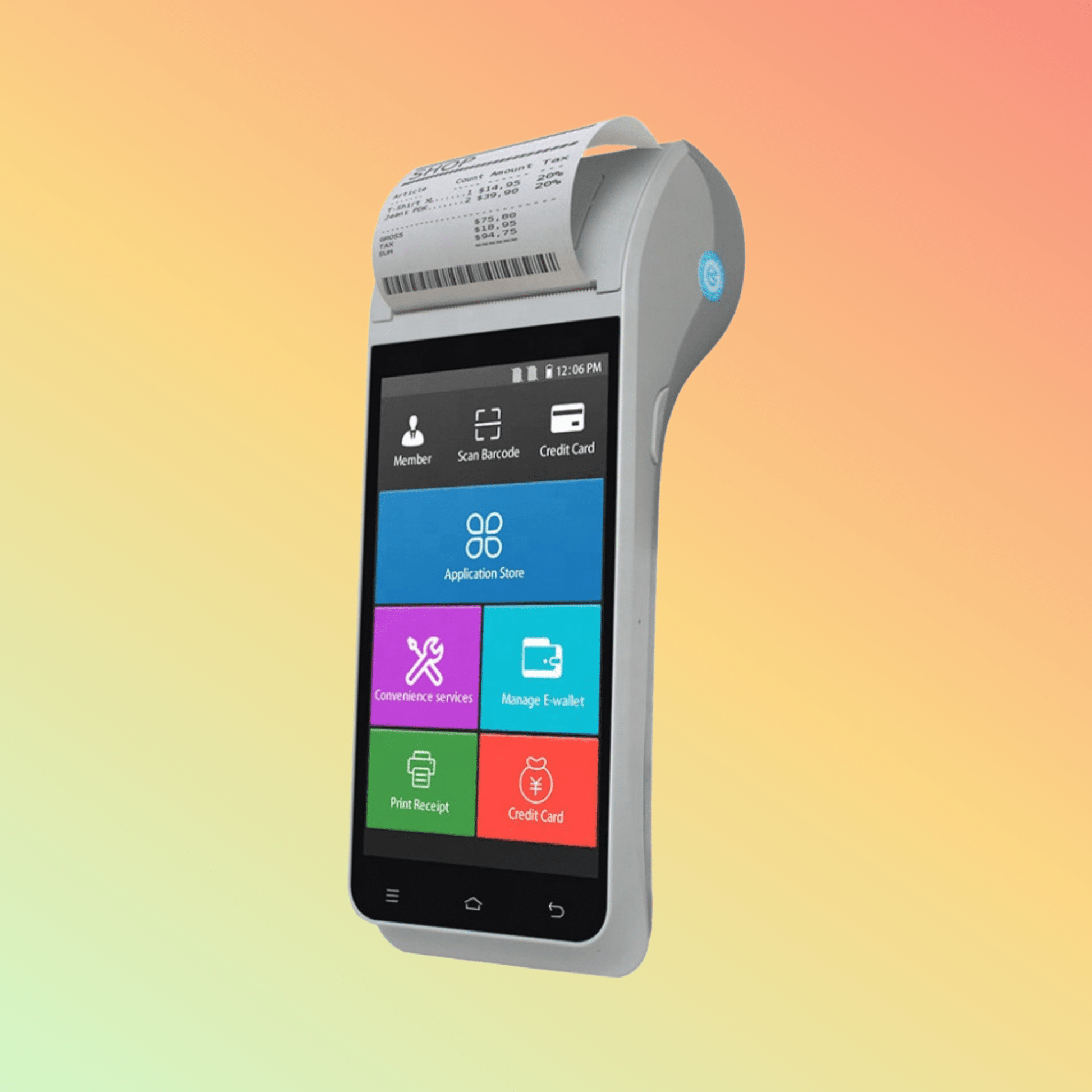 TOTALPOS H - Z91 5.5 inch Portable Android POS Terminal With Thermal Printer - NEOTECH