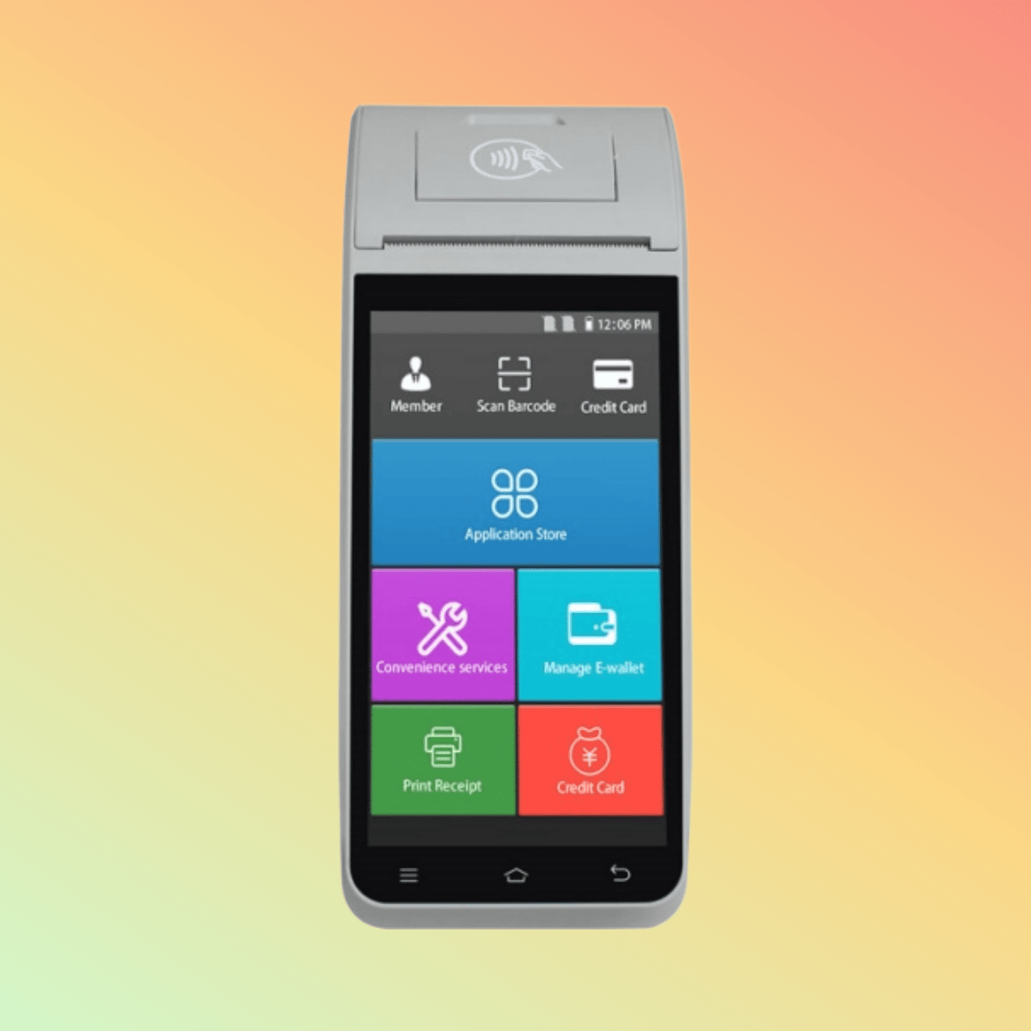 TOTALPOS H - Z91 5.5 inch Portable Android POS Terminal With Thermal Printer - NEOTECH