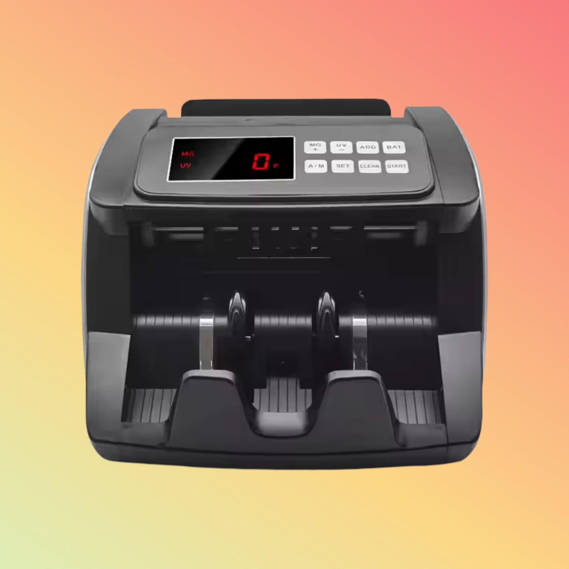 UN - 10 Silver Portable Multi Currency Fake Money Counterfeit Detection Bill Counter Machine Money Counting Machine - NEOTECH