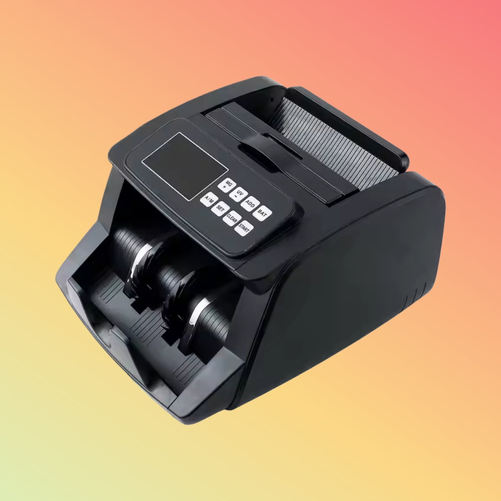 UN - 11 USD EUR INR Counterfeit Money Detector Bill Counter Machine UV MG Detecting Money Counting Machine With LCD Display - NEOTECH