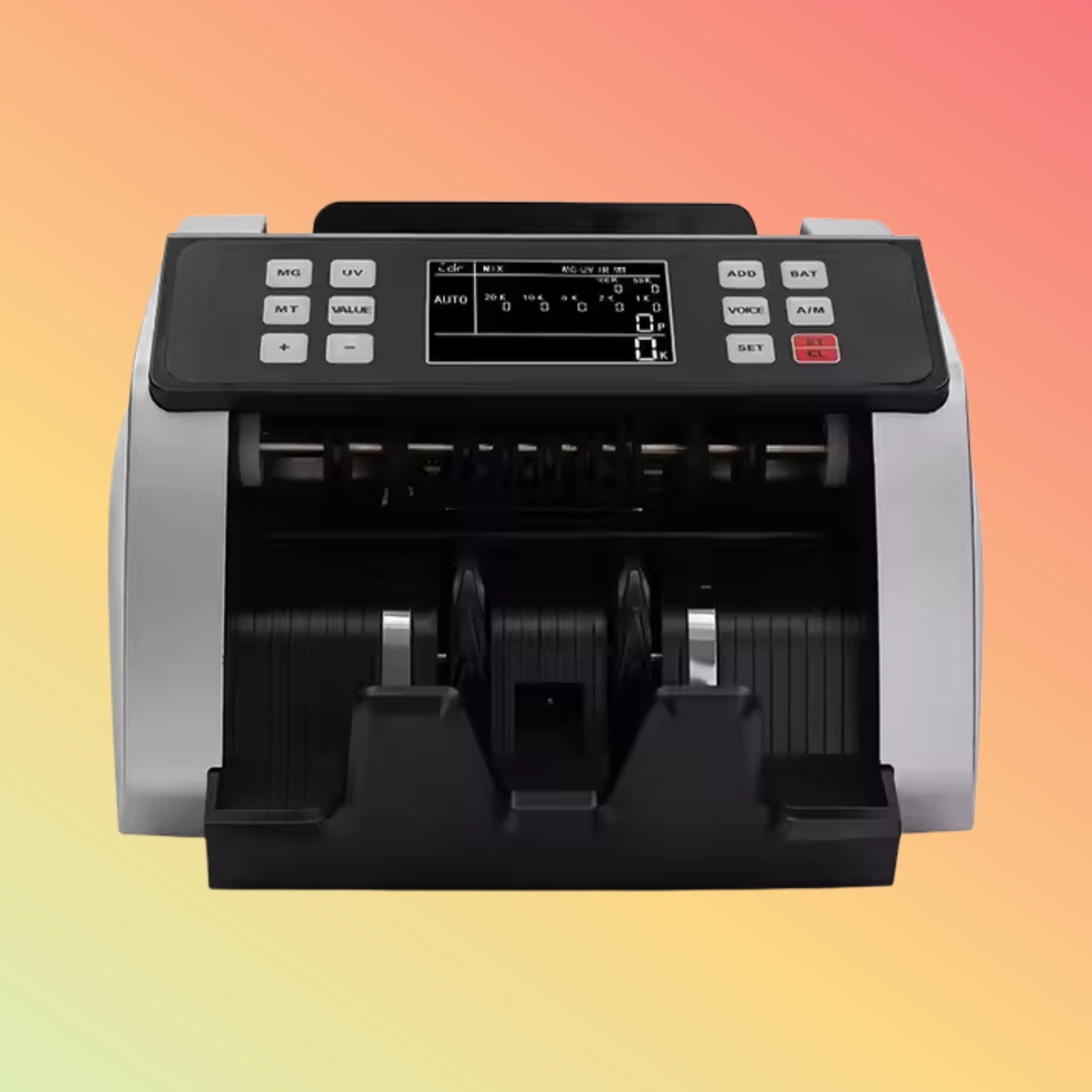 UN - 17 Customised Universal Money Counting Machine Durable Bill Counter with LCD Display 1 Year Warranty Period - NEOTECH