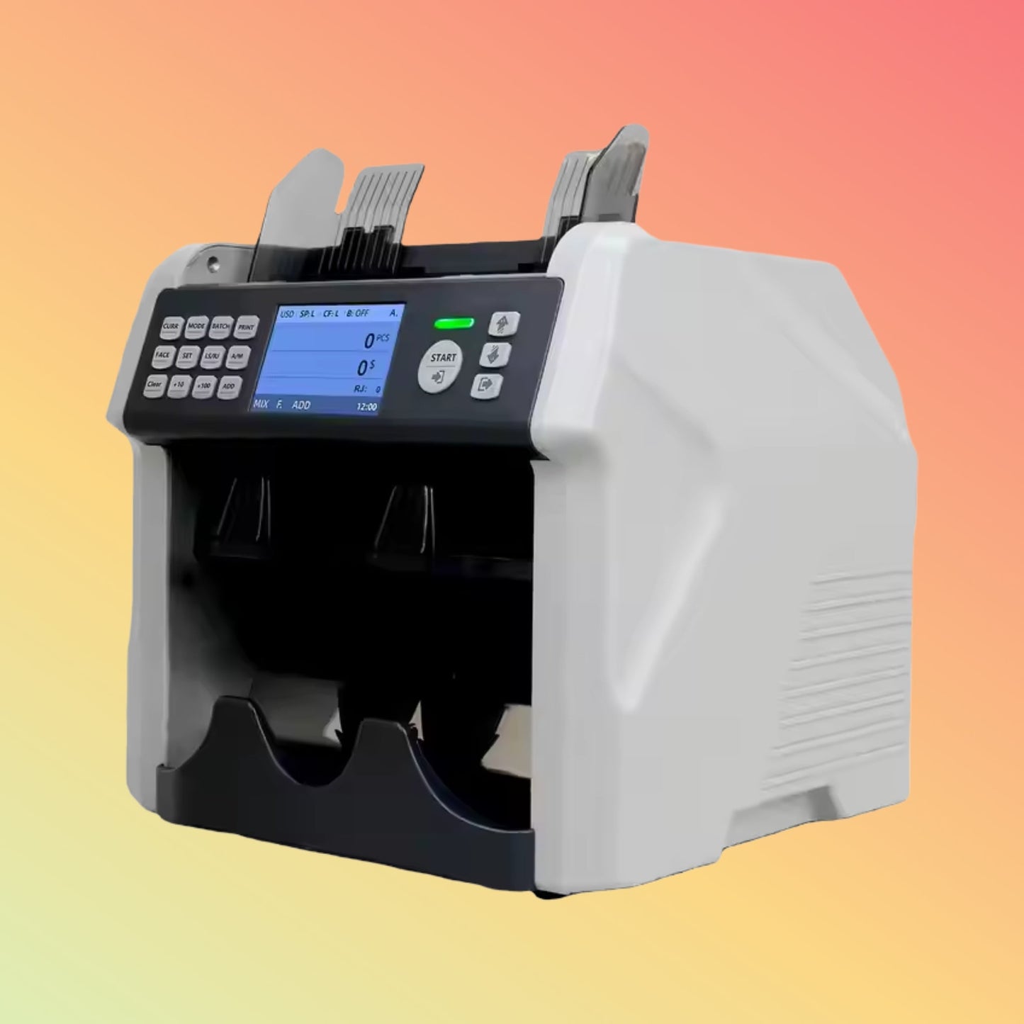 UN - 200A ECB - Approved 2 - Pocket Bill Counter & Banknote Sorter - NEOTECH