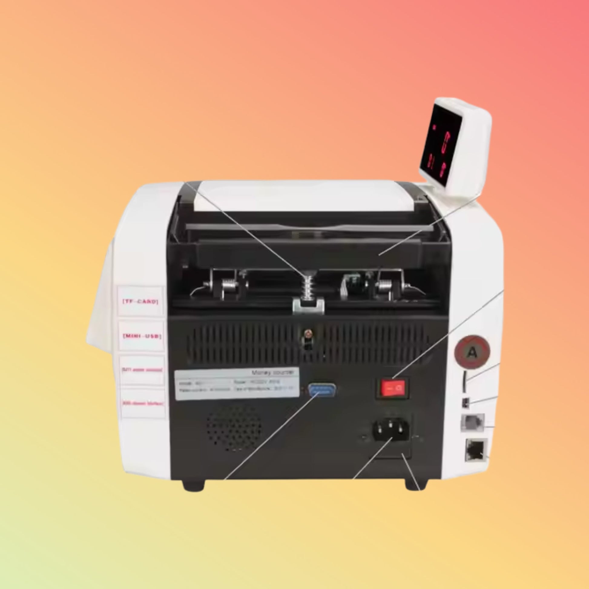 UN - 56 CIS Money Counter with UV/MG/IR & Dual LED Display – CAD Ready - NEOTECH